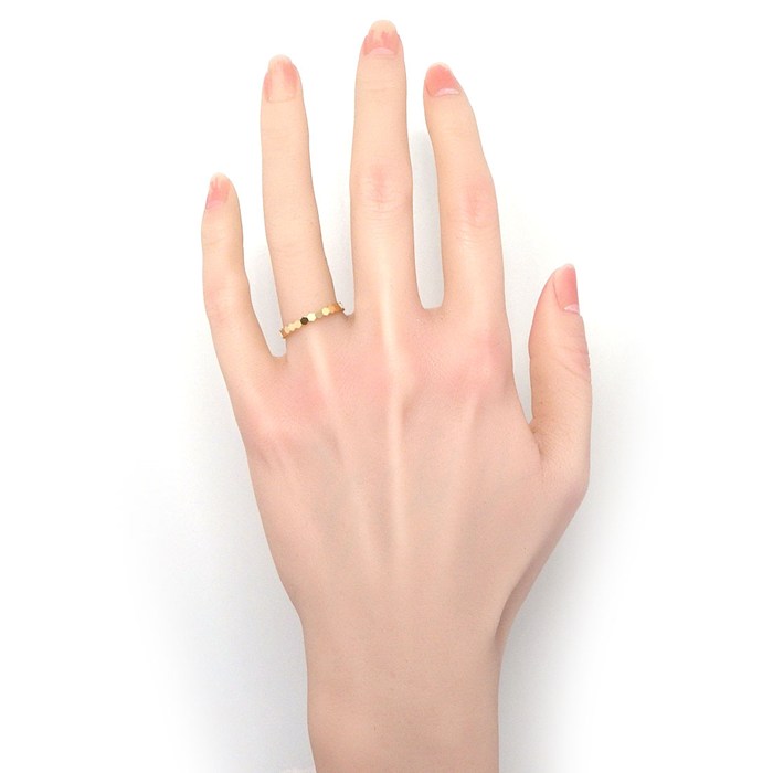  ショーメ Chaumet リング ビー マイ ラブ ハニカム 081885 K18YG 13.5号 / #54 【箱・保付き】 【中古】