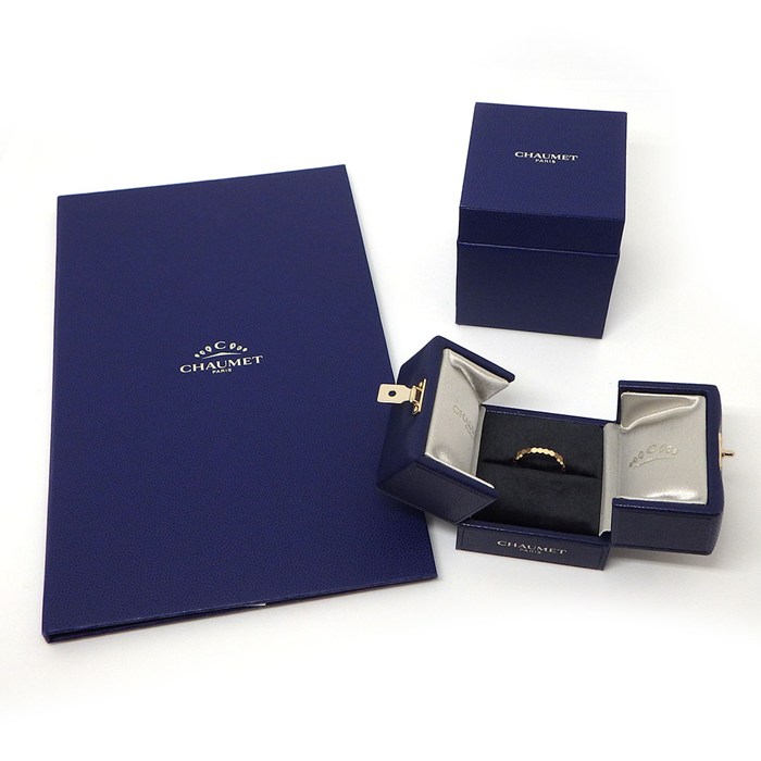  ショーメ Chaumet リング ビー マイ ラブ ハニカム 081885 K18YG 13.5号 / #54 【箱・保付き】 【中古】