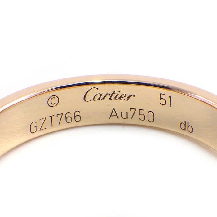 Cartier K18ミニラブリング サイズ51 証明書付き11号 Cartier K18ミニラブリング サイズ51 証明書付き11号 Cartier
