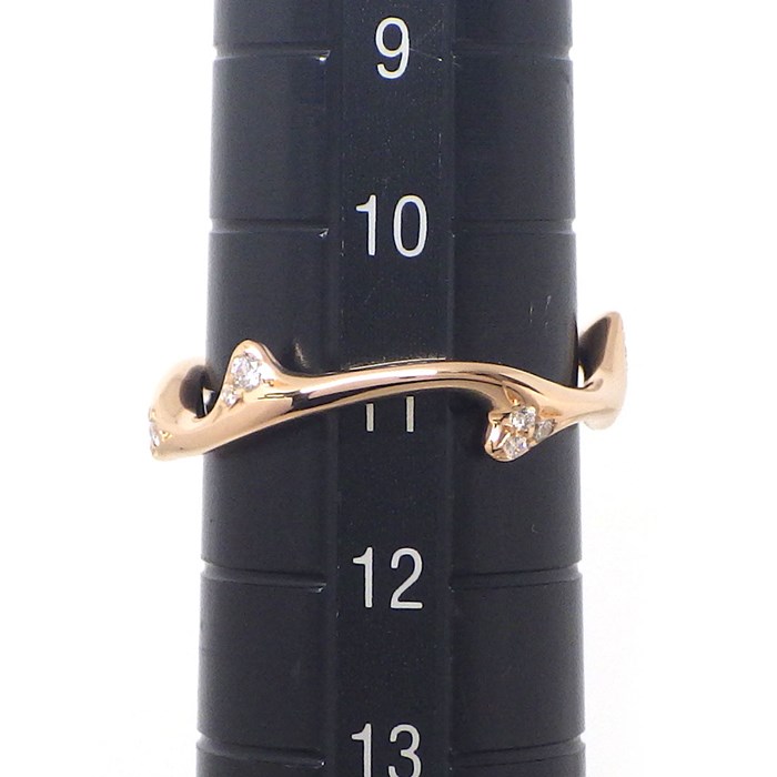 クリスチャンディオール Christian Dior リング ボワ ド ゥ ローズ JBDR95010_0000 ダイヤモンド 計0.11ct K18PG 11号 / #52 【箱・保付き】 【中古】