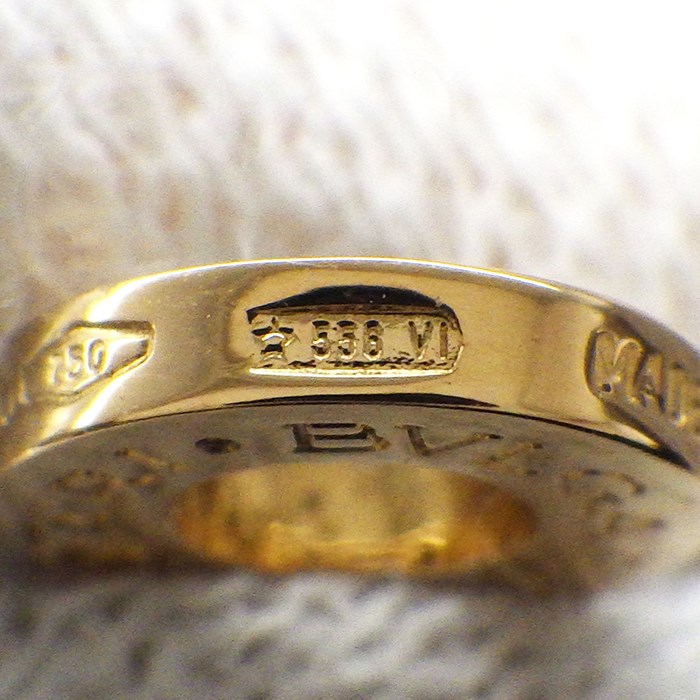 ブルガリ BVLGARI ネックレス ブルガリ・ブルガリ ロゴ サークル ラウンド オニキス K18YG 【中古】