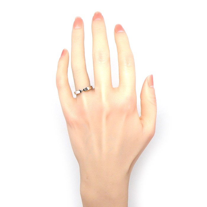 ショーメ Chaumet リング トリオンフ ドゥ 082795 プリュム PT950 13.5  