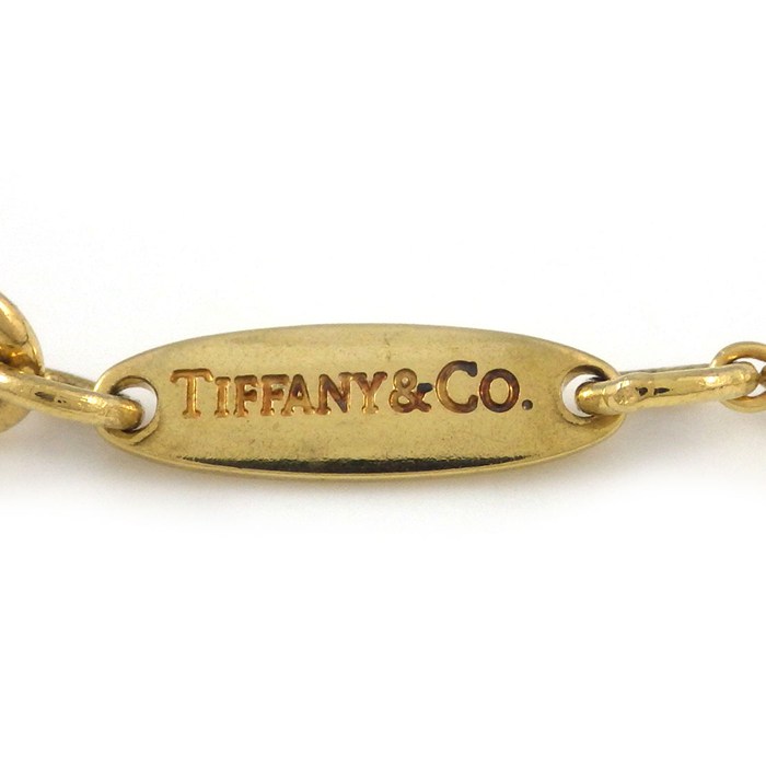 ティファニー Tiffany & Co. ネックレス エターナル サークル ネフライト K18YG 【中古】