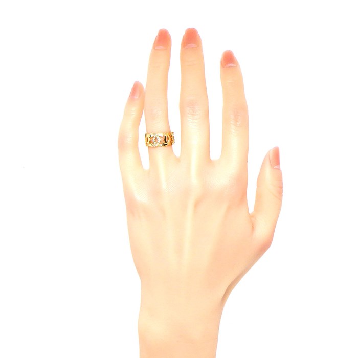 カルティエ Cartier】リング アントルラセ C2 2C ロゴ ハーフ
