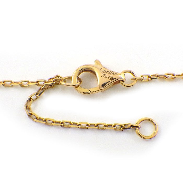 カルティエ Cartier ネックレス トリニティ ハート スリーカラー ダイヤモンド K18PG K18WG K18YG 【箱・保付き】 【中古】