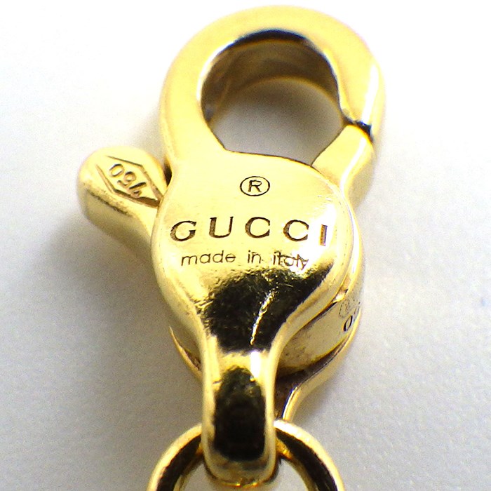 グッチ GUCCI ブレスレット リンク トゥ ラブ ロゴ バー ベネチアン  