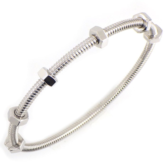 カルティエ バングル CARTIER カルティエ ラブブレス バングル 18金 K18ホワイト