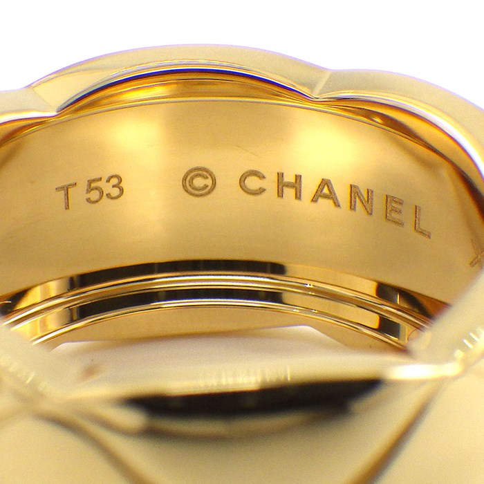 CHANEL 指輪　T53 13号　ウルトララージ　ホワイトゴールド　セラミック CHANEL 指輪 T53 13号 ウルトララージ ホワイトゴールド セラミック