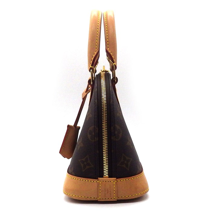 ルイ・ヴィトン Louis Vuitton ハンドバッグ ショルダーバッグ アルマ BB M46990 ブラウン モノグラム キャンバス レザー ゴールド金具 【中古】