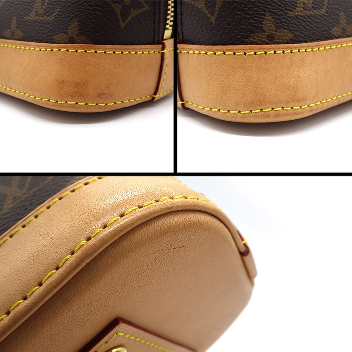 ルイ・ヴィトン Louis Vuitton ハンドバッグ ショルダーバッグ アルマ BB M46990 ブラウン モノグラム キャンバス レザー ゴールド金具 【中古】