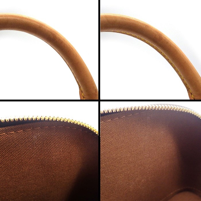 ルイ・ヴィトン Louis Vuitton ハンドバッグ ショルダーバッグ アルマ BB M46990 ブラウン モノグラム キャンバス レザー ゴールド金具 【中古】