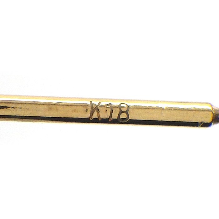 ポンテヴェキオ Ponte Vecchio ピアス リーフ フラワーモチーフ ダイヤモンド 0.28ct / 0.28ct K18YG 【中古】