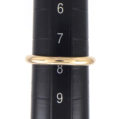 ティファニー Tiffany & Co. リング ハードウェア ボール ニューヨーク ロゴ K18PG 7.5号 【中古】