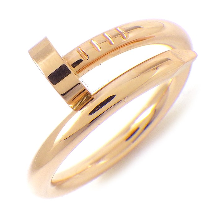カルティエ Cartier リング ジュスト アン クル B4092556 釘モチーフ 