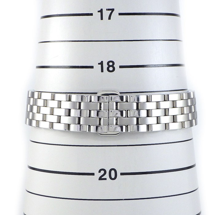 グッチ GUCCI 腕時計 Gクラス 5500L シェリーライン ホワイト文字盤 デイト SS クオーツアナログ 【中古】