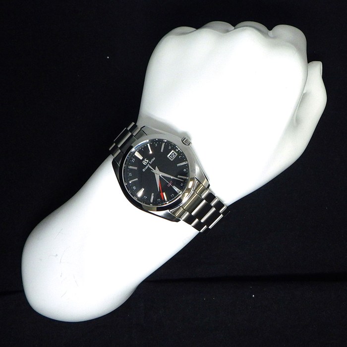 グランドセイコー Grand Seiko 腕時計 ヘリテージコレクション SBGN013/9F86-0AF0 ブラック文字盤 デイト GMT SS クオーツアナログ 【中古】