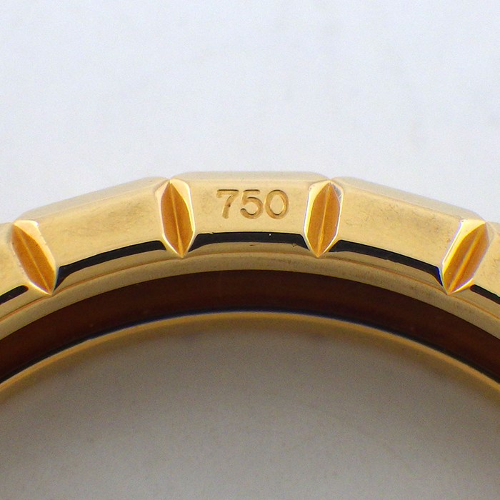 ショパール Chopard リング アイスキューブ 82/6815 フルサークル パヴェ 80ポイント ダイヤモンド 0.63ct K18YG 16.5号 【中古】