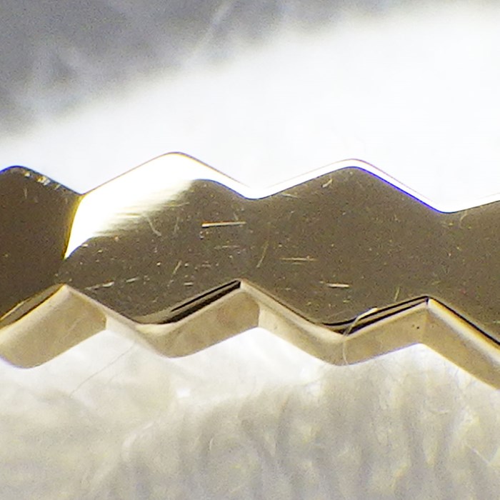 ショーメ Chaumet リング ビー マイ ラブ ハニカム 081885 蜂 ミツバチ 蜂の巣 K18YG 10号 / #50 【中古】