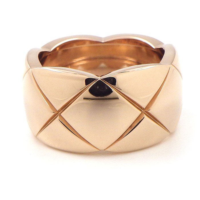 シャネル CHANEL リング ココクラッシュ マリッジ J10818 ラージ K18BG 13.5号 / #53 【中古】