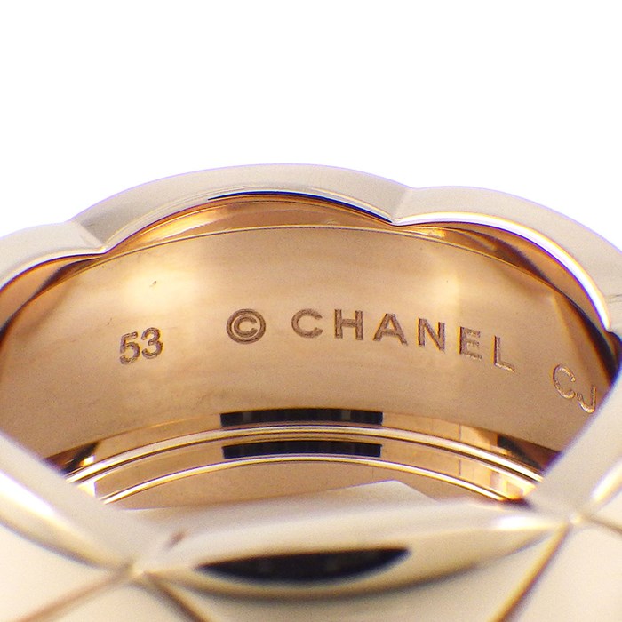 シャネル CHANEL リング ココクラッシュ マリッジ J10818 ラージ K18BG 13.5号 / #53 【中古】