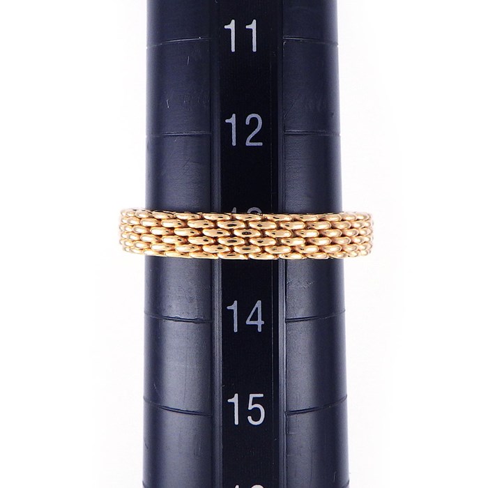 美品　ティファニー　サマセット　メッシュ　ハート　リング　11号　シルバー 美品 ティファニー サマセット メッシュ ハート リング 11号 シルバー