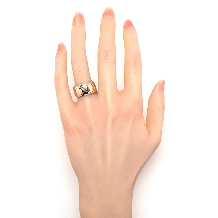 シャネル CHANEL リング ココクラッシュ マリッジ J10818 ラージ K18BG 13.5号 / #53 【中古】