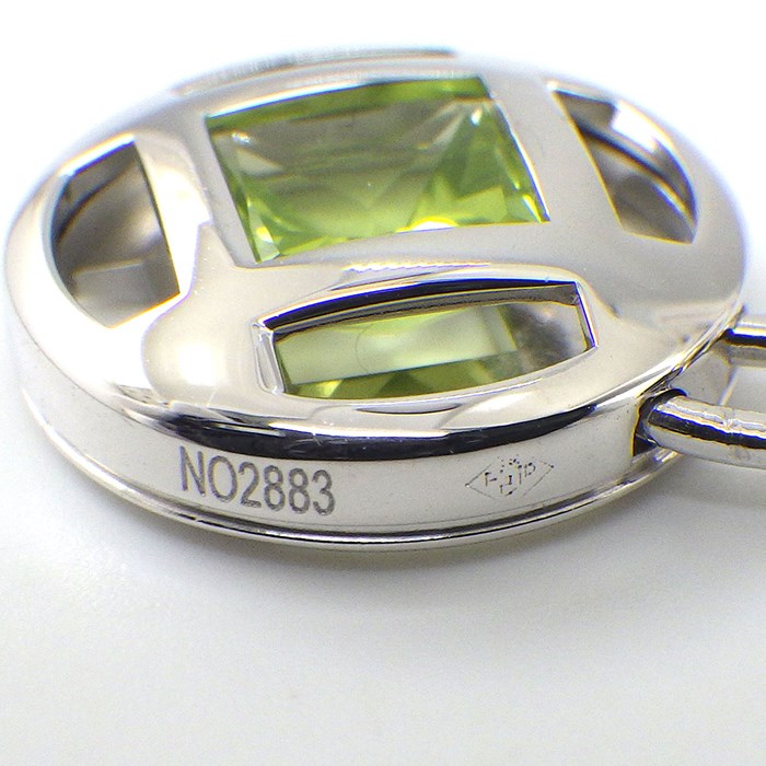 カルティエ Cartier ブレスレット パシャ グリッド スクエアカット アクアマリン アイオライト ペリドット K18WG 【中古】