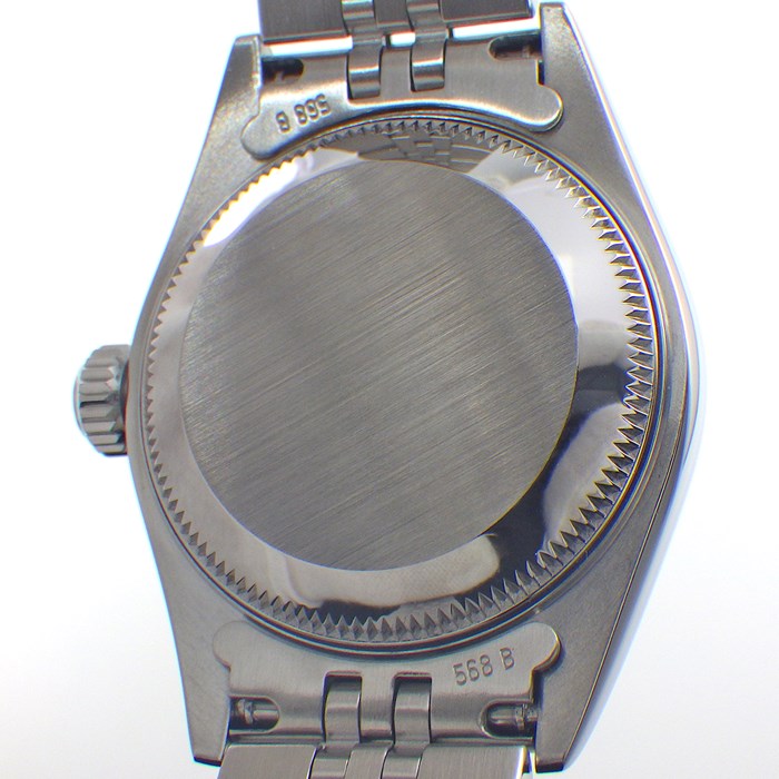 ロレックス Rolex 腕時計 デイトジャスト 79174 A番 1998-1999年製 ローマンインデックス サンレイ シルバー文字盤 フルーテッドベゼル ジュビリーブレス K18WG SS 自動巻き 【箱・保付き】 【中古】