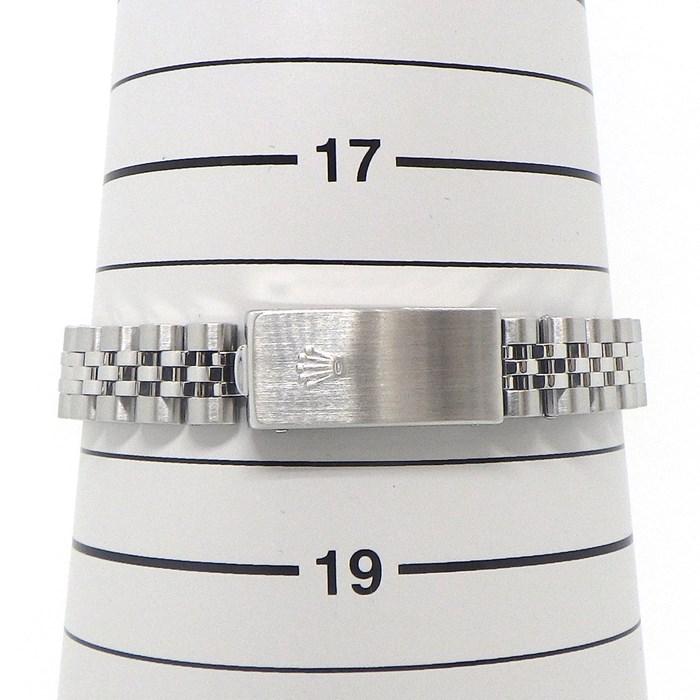 ロレックス Rolex 腕時計 デイトジャスト 79174 A番 1998-1999年製 ローマンインデックス サンレイ シルバー文字盤 フルーテッドベゼル ジュビリーブレス K18WG SS 自動巻き 【箱・保付き】 【中古】