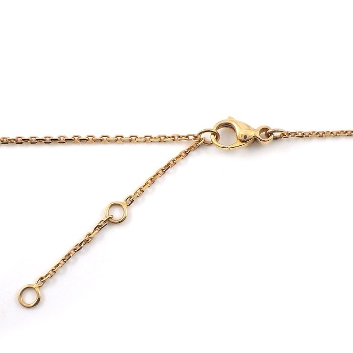 ショーメ Chaumet ネックレス アトラップ モワ 蜂 ハチ ビー モチーフ カボションカット ピンク オパール ダイヤモンド K18PG 【中古】