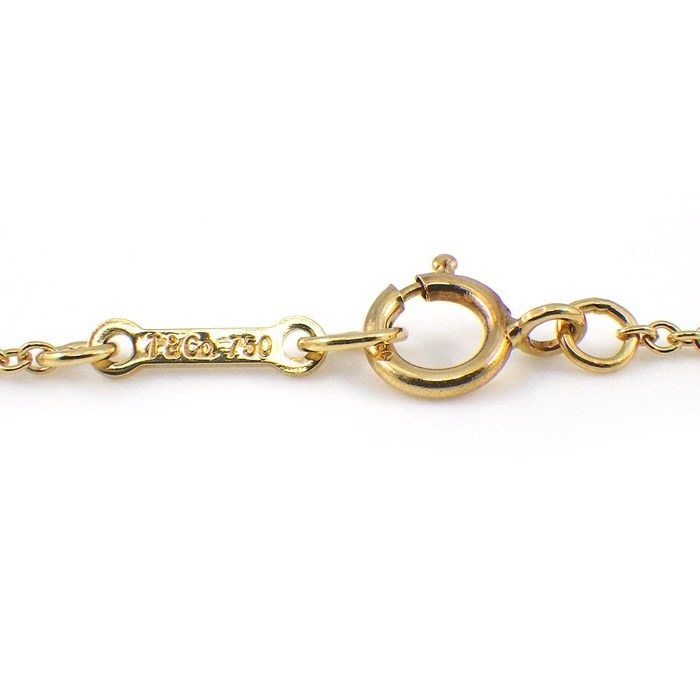 ティファニー Tiffany & Co. ネックレス ビクトリア ヴィクトリア 4ポイント マーキスカット ルビー K18YG 【中古】