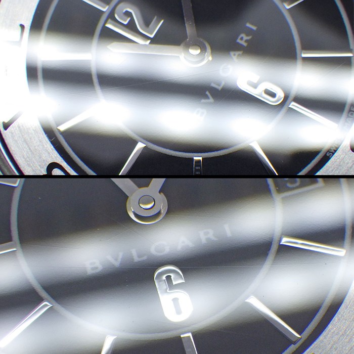 ブルガリ BVLGARI 腕時計 ソロテンポ ST29S/ST29BSSD デイト ブラック文字盤 SS クオーツアナログ 【箱・保付き】 【中古】