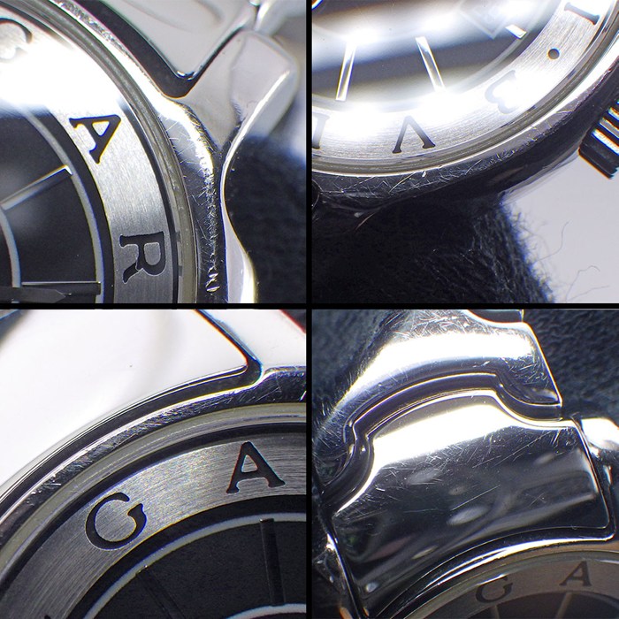 ブルガリ BVLGARI 腕時計 ソロテンポ ST29S/ST29BSSD デイト ブラック文字盤 SS クオーツアナログ 【箱・保付き】 【中古】