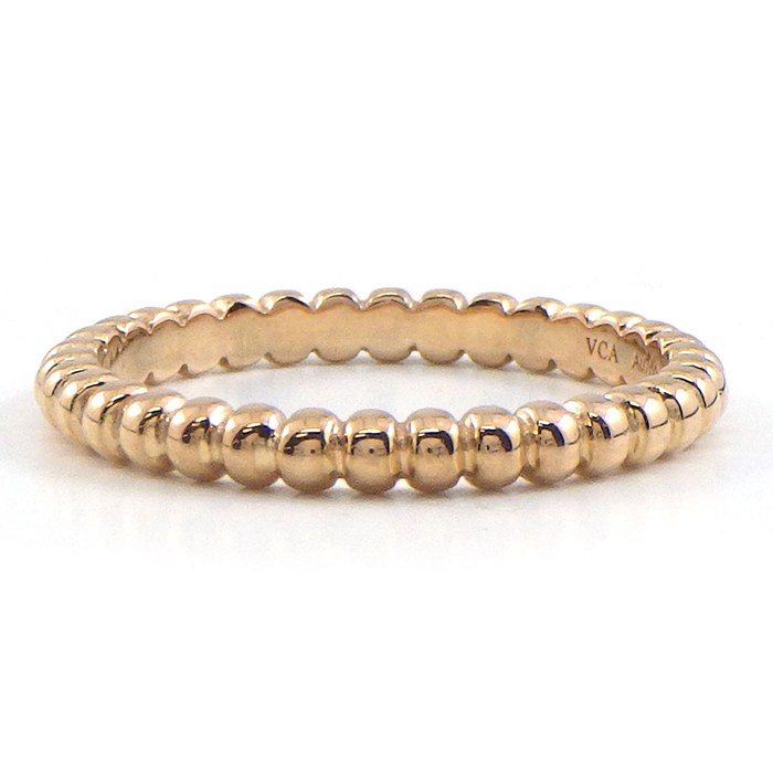 ヴァンクリーフ＆アーペル Van Cleef & Arpels リング ペルレ ゴールドパール スモール VCARPJMF00 K18PG 8.5号 / #49 【中古】