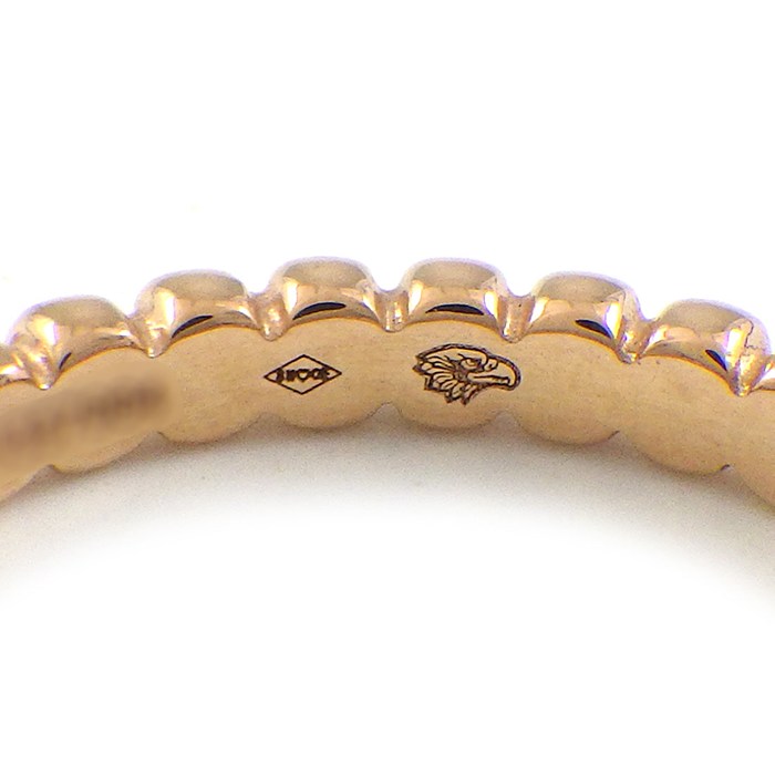 ヴァンクリーフ＆アーペル Van Cleef & Arpels リング ペルレ ゴールドパール スモール VCARPJMF00 K18PG 8.5号 / #49 【中古】