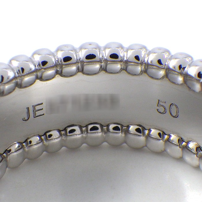 ヴァンクリーフ&アーペル Van Cleef & Arpels リング ペルレ シニアチュール VCARN32300 K18WG 10号 / #50 【中古】