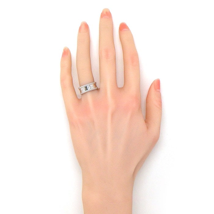 ヴァンクリーフ&アーペル Van Cleef & Arpels リング ペルレ シニアチュール VCARN32300 K18WG 10号 / #50 【中古】