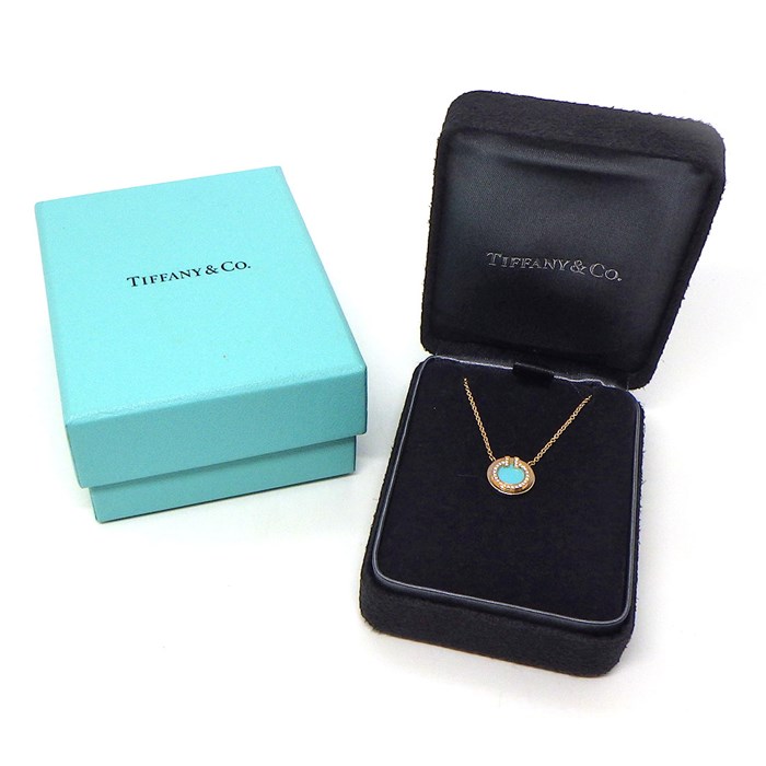 ティファニー Tiffany & Co.】ネックレス T TWO T トゥー サークル  
