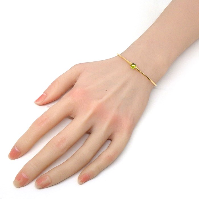 ポメラート Pomellato バングル マーマノンマーマ カボションカット ペリドット K18PG 【中古】