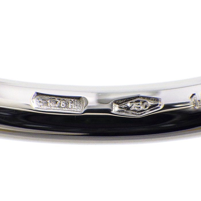 ポメラート Pomellato リング ルッチョレ 1ポイント ダイヤモンド K18WG 10号 【中古】