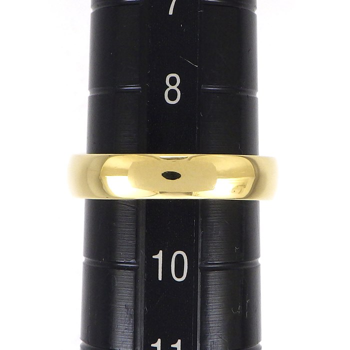  ティファニー Tiffany & Co. リング スタッキング プリンセスカット サファイア K18YG 9号 【中古】