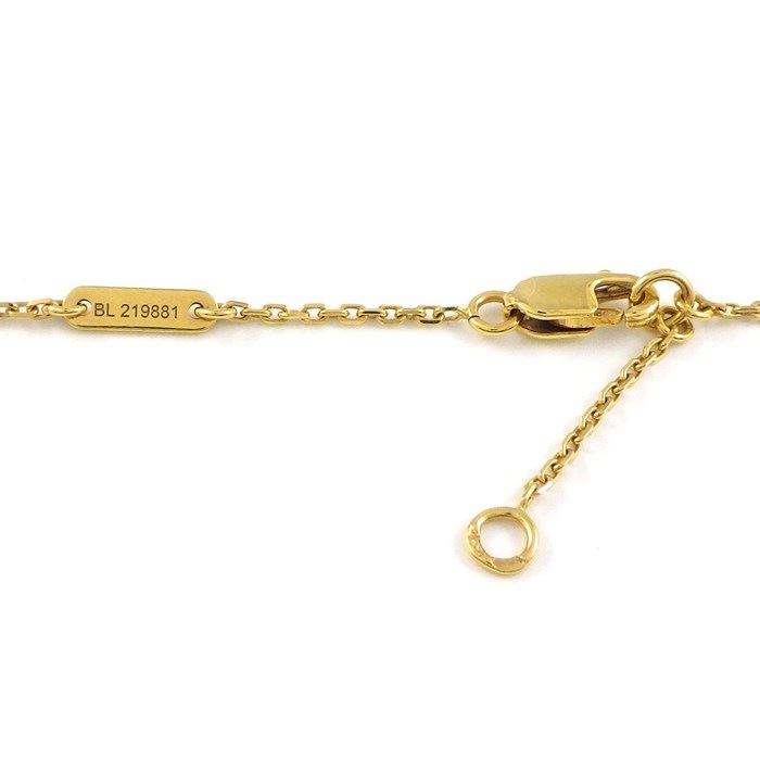 ヴァンクリーフ＆アーペル Van Cleef & Arpels ネックレス スウィートアルハンブラ パピヨン VCARF69300 ホワイト シェル K18YG 【中古】