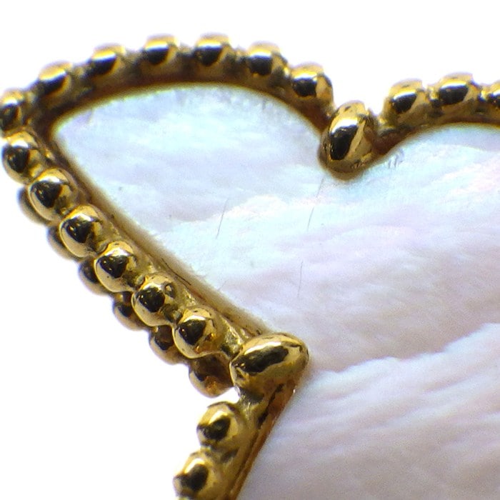 ヴァンクリーフ＆アーペル Van Cleef & Arpels ネックレス スウィートアルハンブラ パピヨン VCARF69300 ホワイト シェル K18YG 【中古】