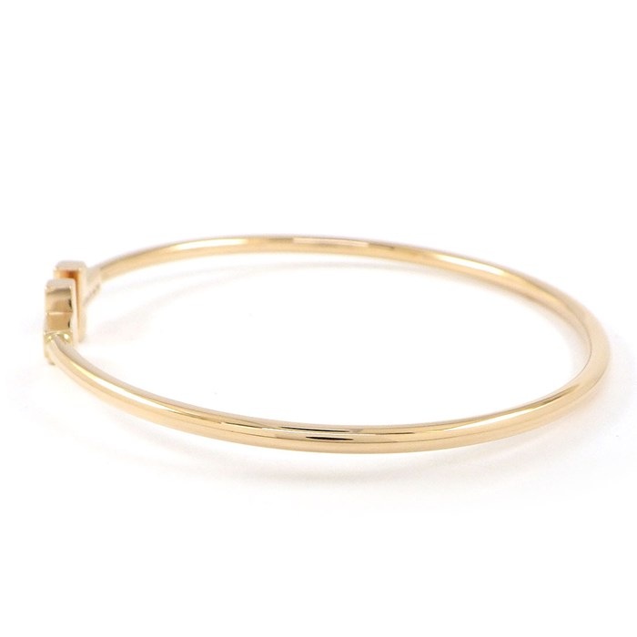 ティファニー Tiffany & Co. ブレスレット Tワイヤー ナロー 60010774 K18PG / #S 【中古】