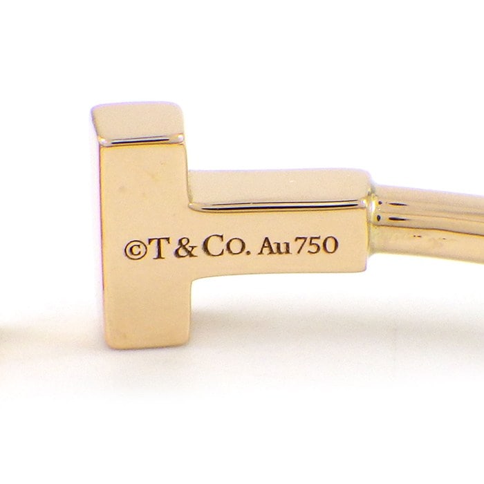 ティファニー Tiffany & Co. ブレスレット Tワイヤー ナロー 60010774 K18PG / #S 【中古】