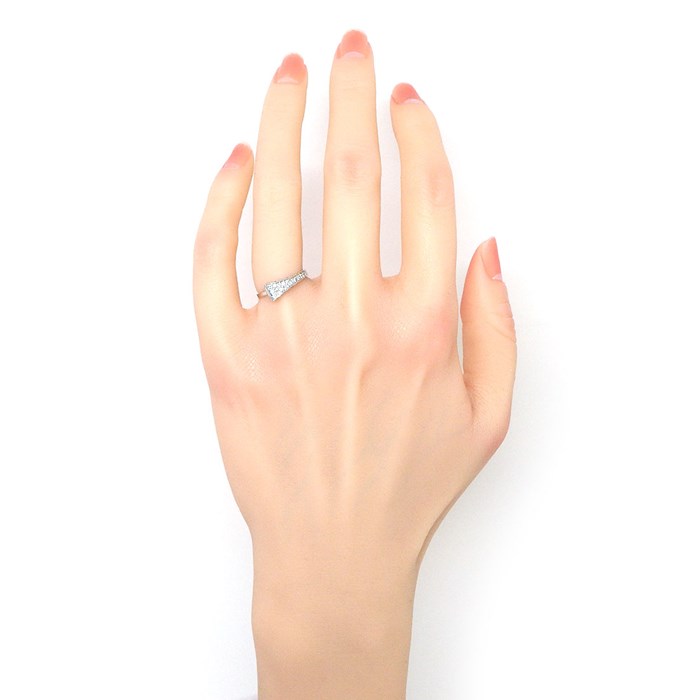 エルメス HERMES リング クルドフォルジュ パヴェ ダイヤモンド K18WG  