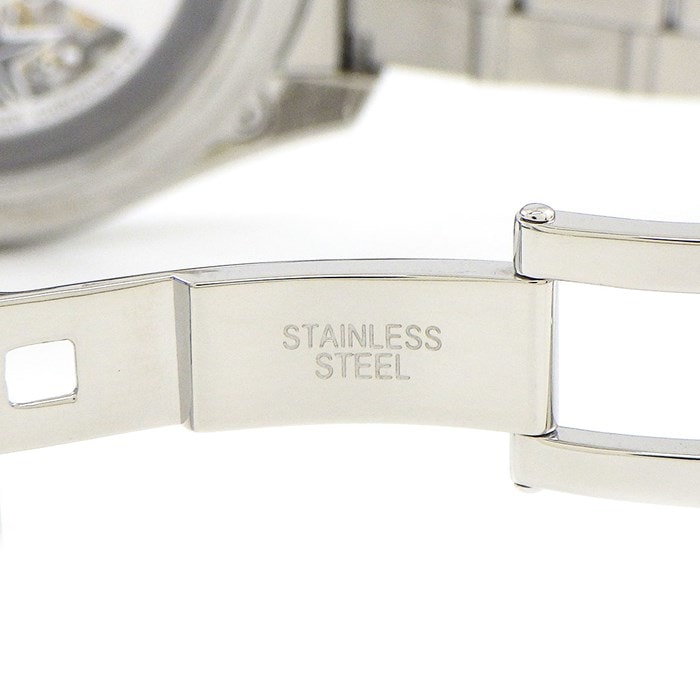 ゼニス ZENITH 腕時計 クロノマスター エルプリメロ オープン 03.2040.4061/21.M2040 クロノグラフ タキメーター スモールセコンド 裏スケ ブラック 文字盤 SS 黒 自動巻き 【箱・保付き】 【中古】