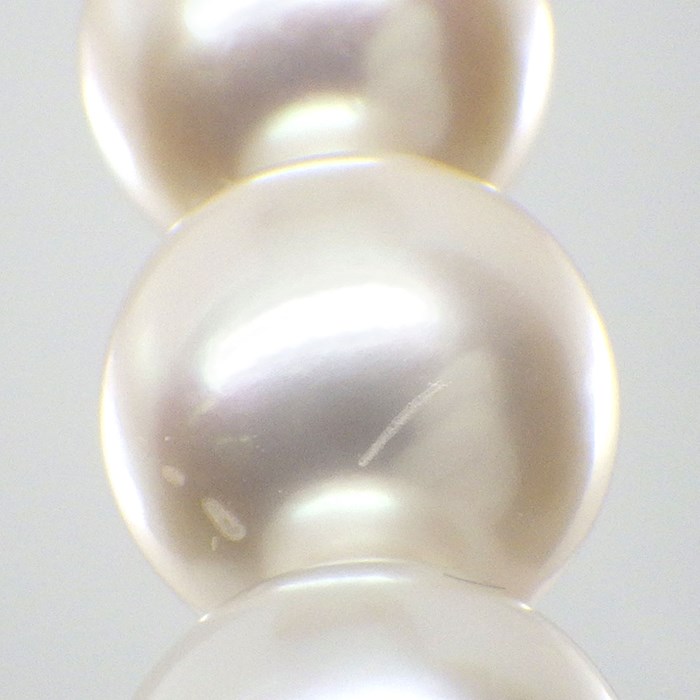 タサキ 田崎真珠 TASAKI リング バランス ネオ R-4814-18KWG 3ポイント あこや真珠 8.1mm珠 K18WG 8.5号 【箱・保付き】 【中古】