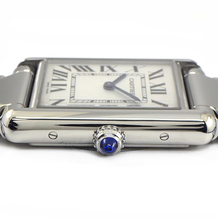 カルティエ Cartier 腕時計 タンクマスト LM WSTA0052 シルバー文字盤