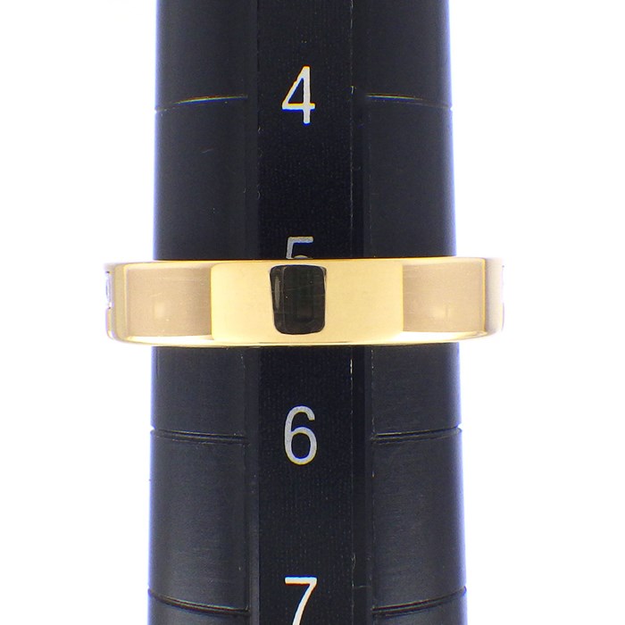 ブシュロン BOUCHERON リング キャトル ラディアント ソリテール ハーフエタニティ ダイヤモンド 0.20ct(F/VVS2/EX) K18YG K18WG 5号 / #45 【中古】